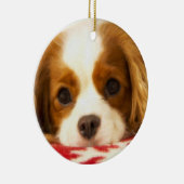 Ornement Cavalier King Charles Spaniel flocon de n (Droite)