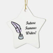 Ornement célèbre d'auteur d'avenir (Gauche)