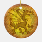 Ornement celtique de bouclier de dragon (Dos)