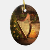 Ornement celtique d'harpe de vacances (Dos)