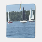 Ornement céramique des voiliers (Gauche)