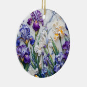 Ornement céramique en marbre d'Iris (Droite)