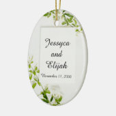 Ornement céramique/ovale "Se souvenir de vous" Cad (Gauche)