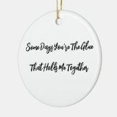 Ornement céramique personnalisé (Gauche)