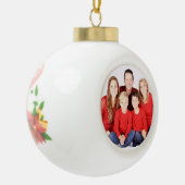 Ornement céramique personnalisé, Ajouter votre pho (Gauche)