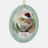 Ornement Cercle Cercle en céramique Dragon (Droite)