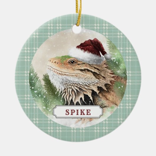 Ornement Cercle Cercle en céramique Dragon (Devant)