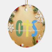 Ornement Cercle en céramique (Gauche)