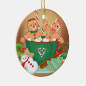 Ornement chaud de cacao et de pain d'épice (Droite)