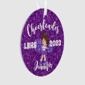 Ornement Cheerleader personnalisé à l'étincelle vi (devant)