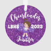 Ornement Cheerleader personnalisé à l'étincelle vi (dos)