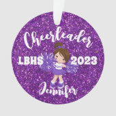 Ornement Cheerleader personnalisé à l'étincelle vi (devant)