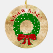 Ornement cherokee de guirlande de Noël (Dos)