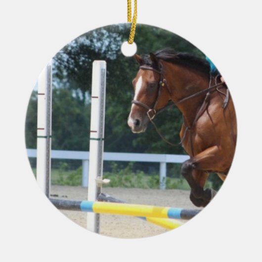Ornement cheval de Jumping Bay (Devant)