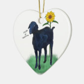 Ornement : Chèvres peintes différentes d'avant et (Gauche)