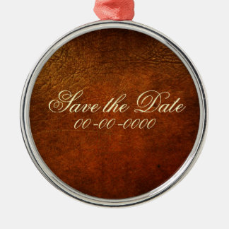 Ornement chic de concepteur de cuir véritable