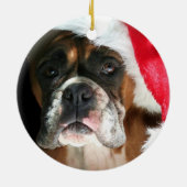 Ornement chien de Noël Boxer (Dos)