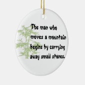 Ornement chinois de Noël de proverbe (Droite)