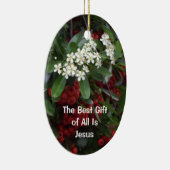 Ornement chrétien de Noël - le meilleur cadeau (Droite)