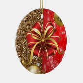 Ornement circulaire de Noël, Joyeux Noël (Droite)