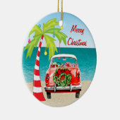 Ornement classique de Noël de voiture de plage (Droite)