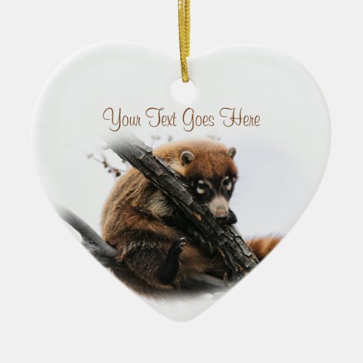 Ornement : Coatimundi #5 (Coeur) (Devant)