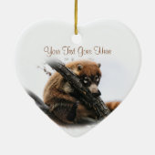 Ornement : Coatimundi #5 (Coeur) (Dos)