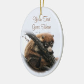 Ornement : Coatimundi #5 (Oval) (Gauche)