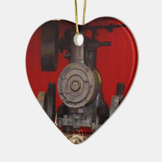 Ornement Cœur En Céramique Antique Tracer à vapeur (Gauche)