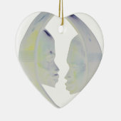 Ornement Cœur En Céramique Architecture africaine Hakuna Matata (Droite)