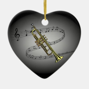 Ornement Cœur En Céramique Arrière - plan de gris de ~ de noir de ~ d'échel