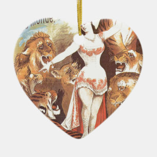 Ornement Cœur En Céramique art de cirque