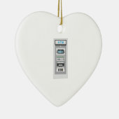 Ornement Cœur En Céramique Atmosphère (Droite)