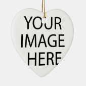 Ornement Cœur En Céramique Ballons à air chaud beagle (Droite)