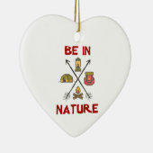 Ornement Cœur En Céramique Be In Nature (Droite)