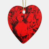Ornement Cœur En Céramique Belle extraordinaire dernière qualité en ligne Ske (Gauche)