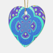 Ornement Cœur En Céramique Bonne journée (Gauche)