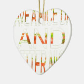 Ornement Cœur En Céramique Bonne journée (Gauche)