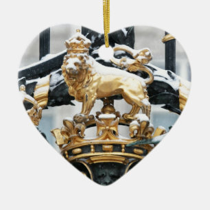 Ornement Cœur En Céramique Buckingham Palace