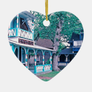 Ornement Cœur En Céramique Chambres de pain d'épice Tom Wurl