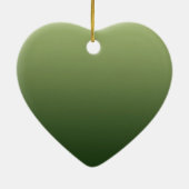 Ornement Cœur En Céramique Chat de Siamese (Dos)