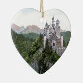 Ornement Cœur En Céramique Château 5 de Neuschwanstein (Droite)
