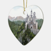 Ornement Cœur En Céramique Château 5 de Neuschwanstein (Gauche)