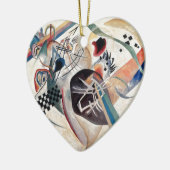 Ornement Cœur En Céramique Composition de Kandinsky (Gauche)