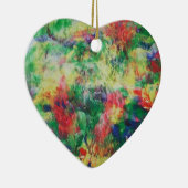 Ornement Cœur En Céramique couleurs (Droite)