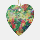 Ornement Cœur En Céramique couleurs (Gauche)