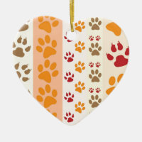 empreintes de pattes Amoureux de les chiens mignon