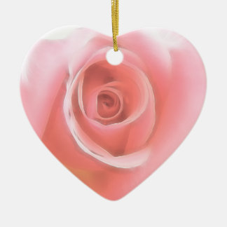 Ornement Cœur En Céramique Ensemble de mariage de rose de rose de souvenir de
