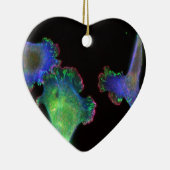 Ornement Cœur En Céramique Fibroblastes embryonnaires de souris (Droite)