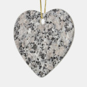 Ornement Cœur En Céramique Granit (Gauche)